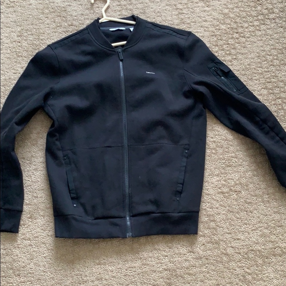 Black Calvin Klein Bomber